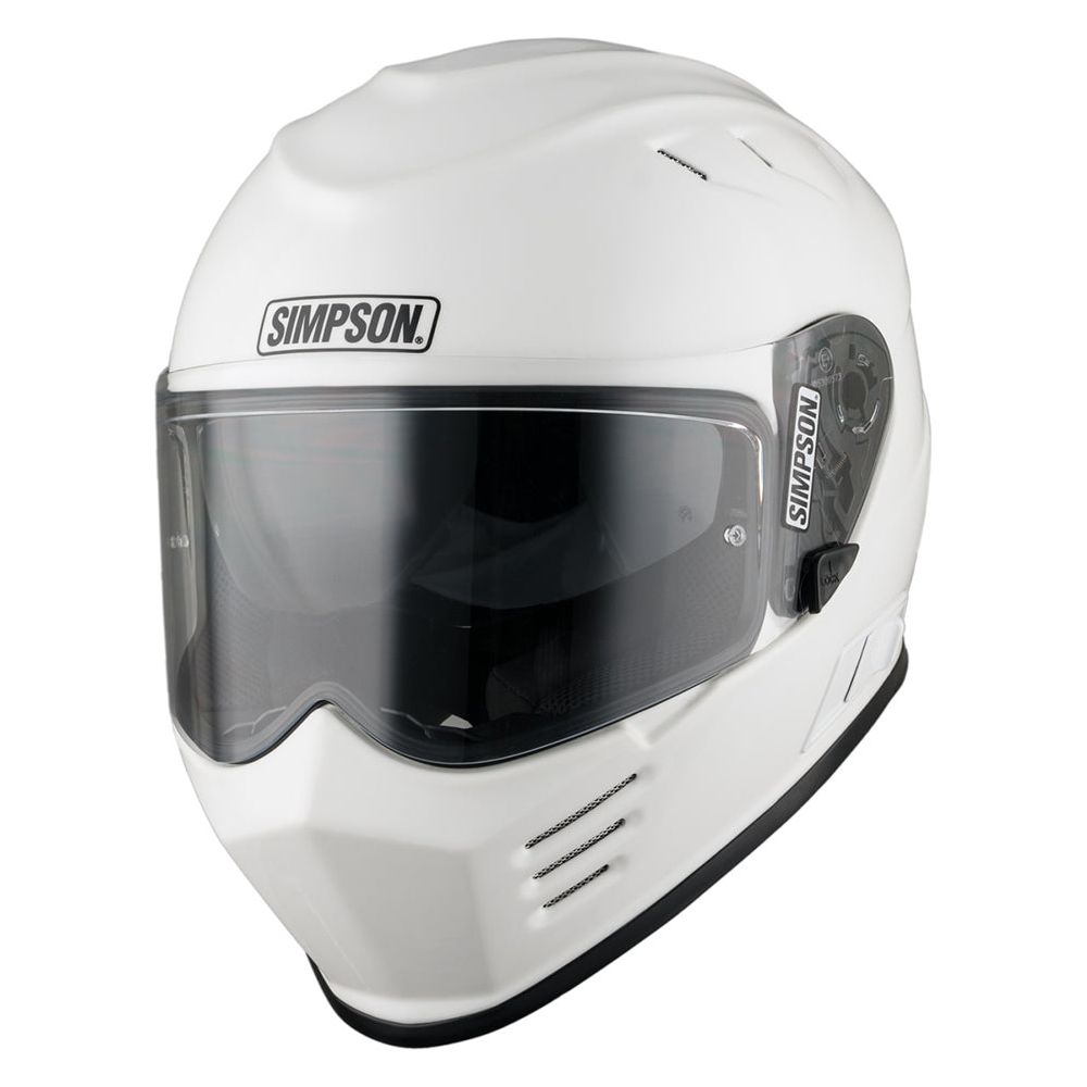 Simpson Venom Solid ECE 22.06 Full Face Helmet Gloss White