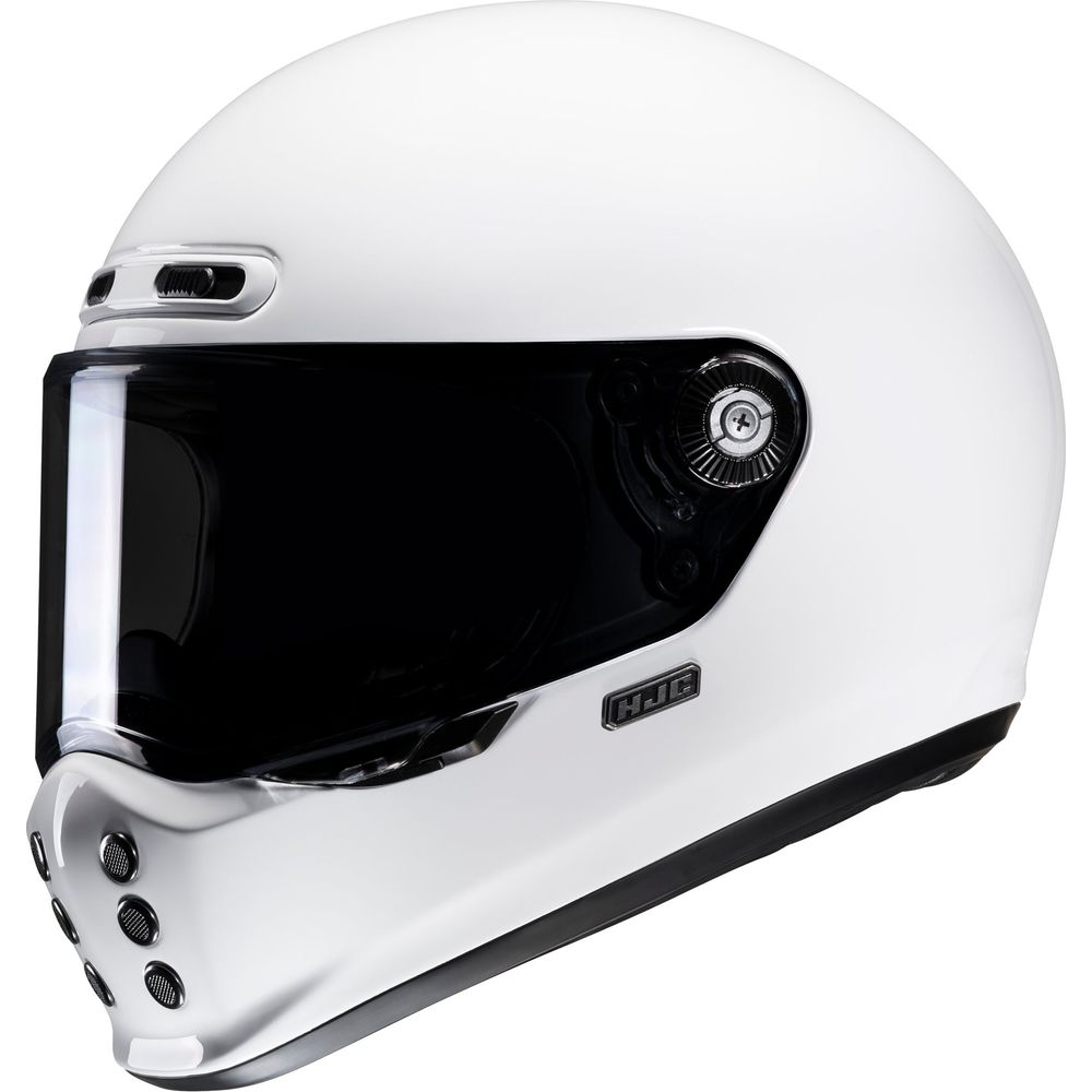 HJC V10 Full Face Helmet White - FREE UK Shipping, FREE 365 Day Returns | Moto Central