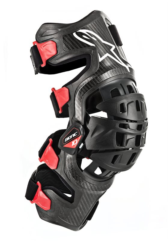 Alpinestars Bionic-10 Carbon Right Knee Brace Black / Red