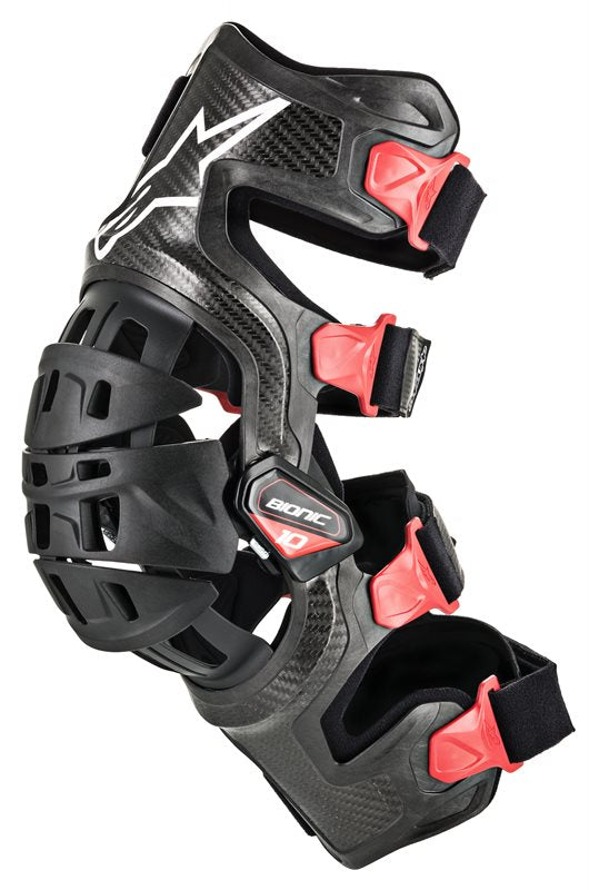 Alpinestars Bionic-10 Carbon Left Knee Brace Black / Red