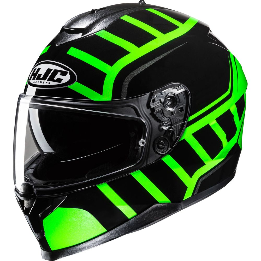 HJC C70N Holt Full Face Helmet MC4H Green