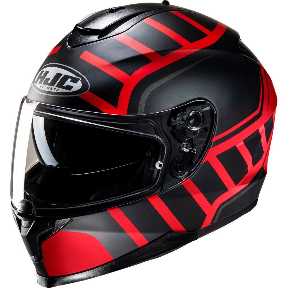 HJC C70N Holt Full Face Helmet MC1SF Red - FREE UK Shipping, FREE 365 Day Returns | Moto Central