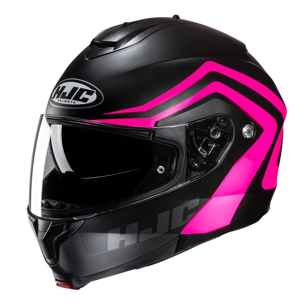 HJC C91N Nepos Flip-Up Helmet MC8SF Pink - FREE UK Shipping, FREE 365 Day Returns | Moto Central