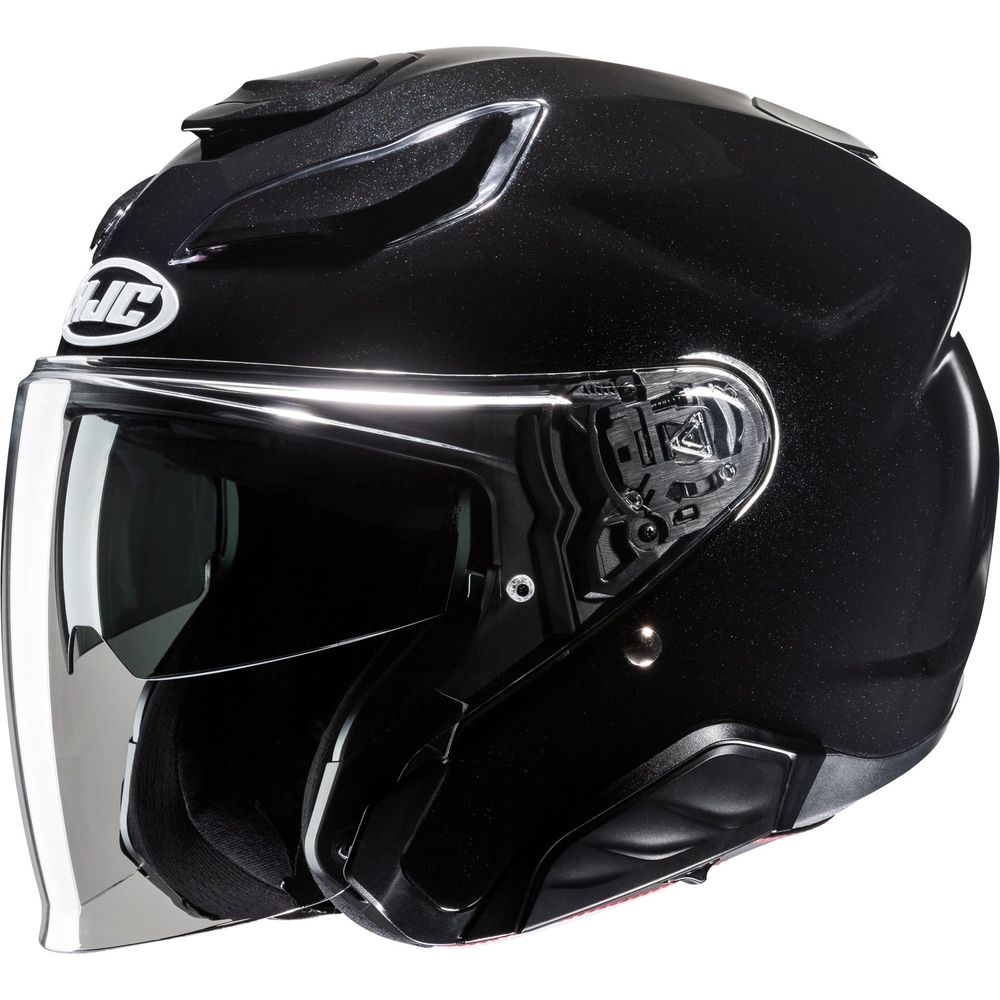 HJC F31 Open Face Helmet Black - FREE UK Shipping, FREE 365 Day Returns | Moto Central