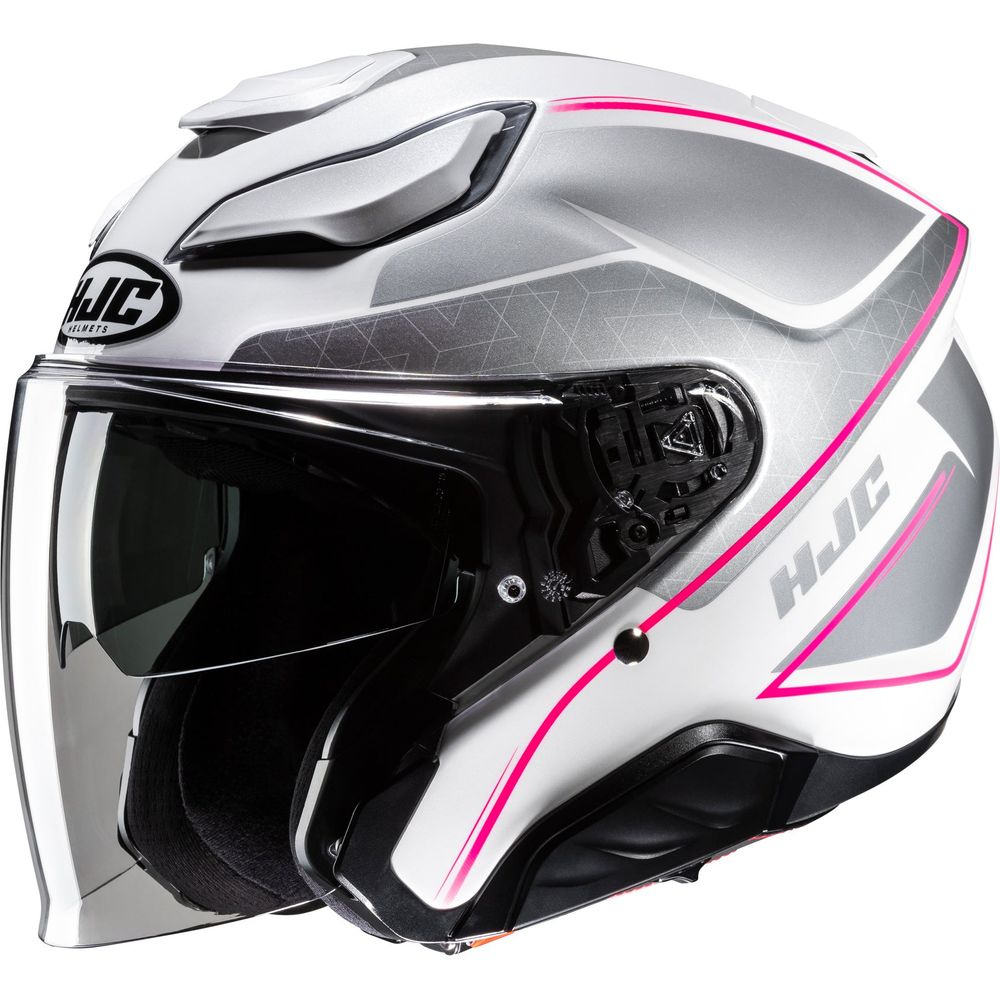 HJC F31 Ludi Open Face Helmet MC8 Pink