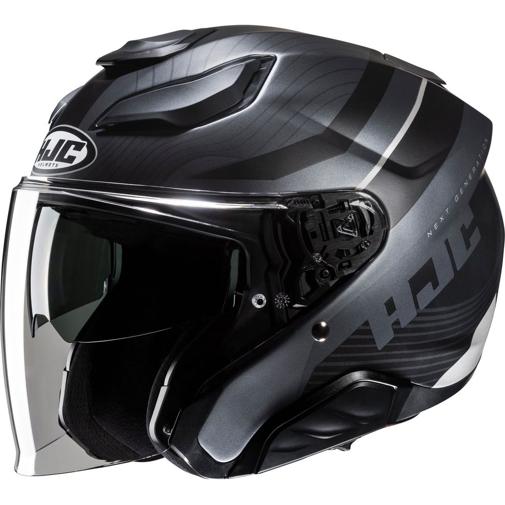 HJC F31 Naby Open Face Helmet MC5SF Black