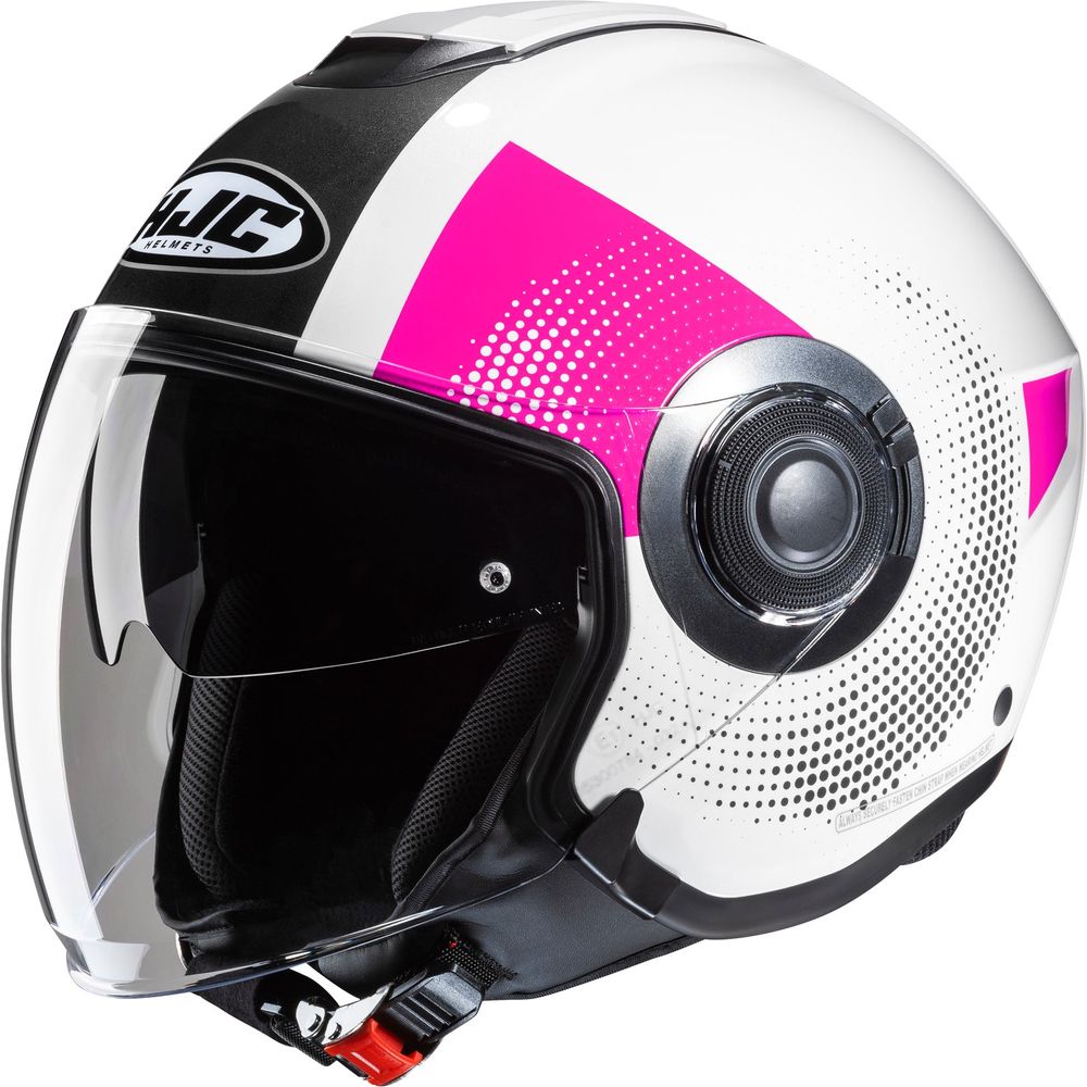 HJC I40N Pyle Open Face Helmet MC8 Pink