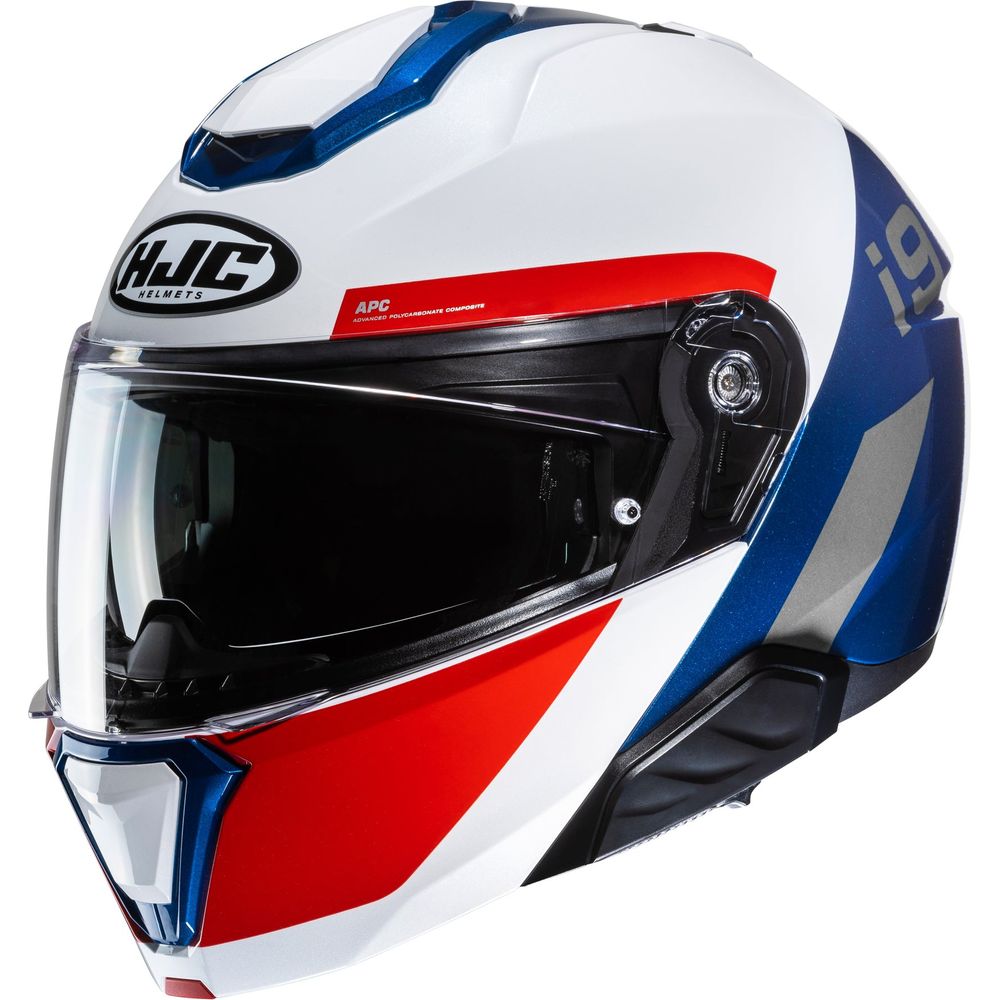 HJC I91 Bina Flip-Up Helmet MC21 White / Blue / Red