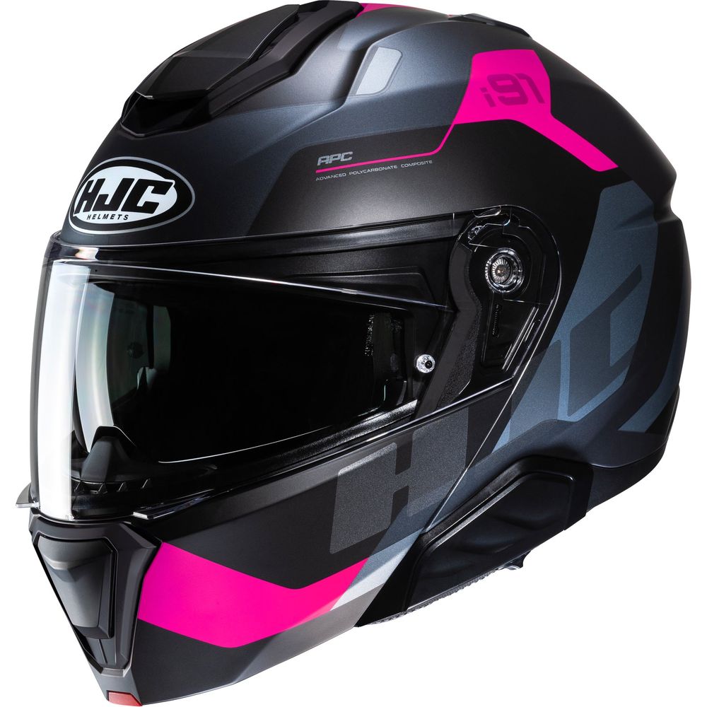 HJC I91 Carst Flip-Up Helmet MC8SF Pink