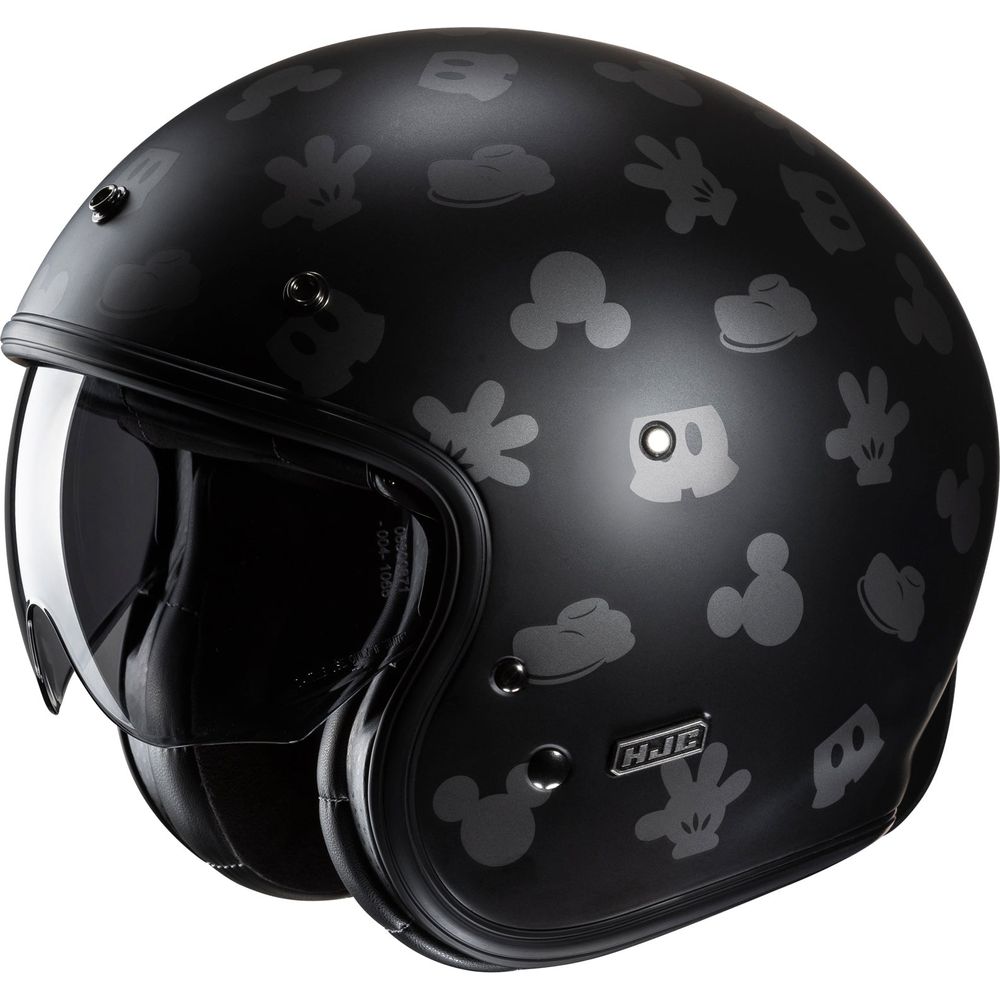 HJC V31 Disney Mickey Open Face Helmet MC5SF Black