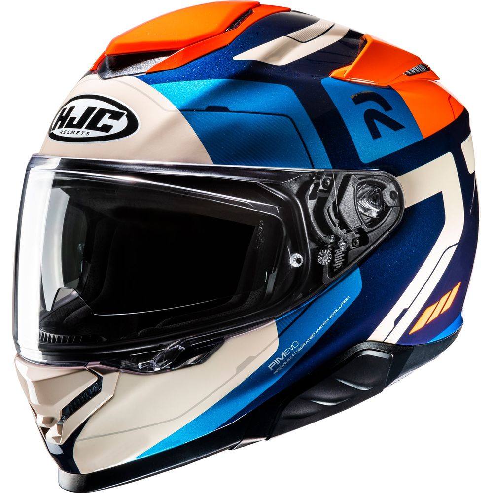 HJC RPHA 71 Cozad Full Face Helmet MC27 Blue / Orange - FREE UK Shipping, FREE 365 Day Returns | Moto Central