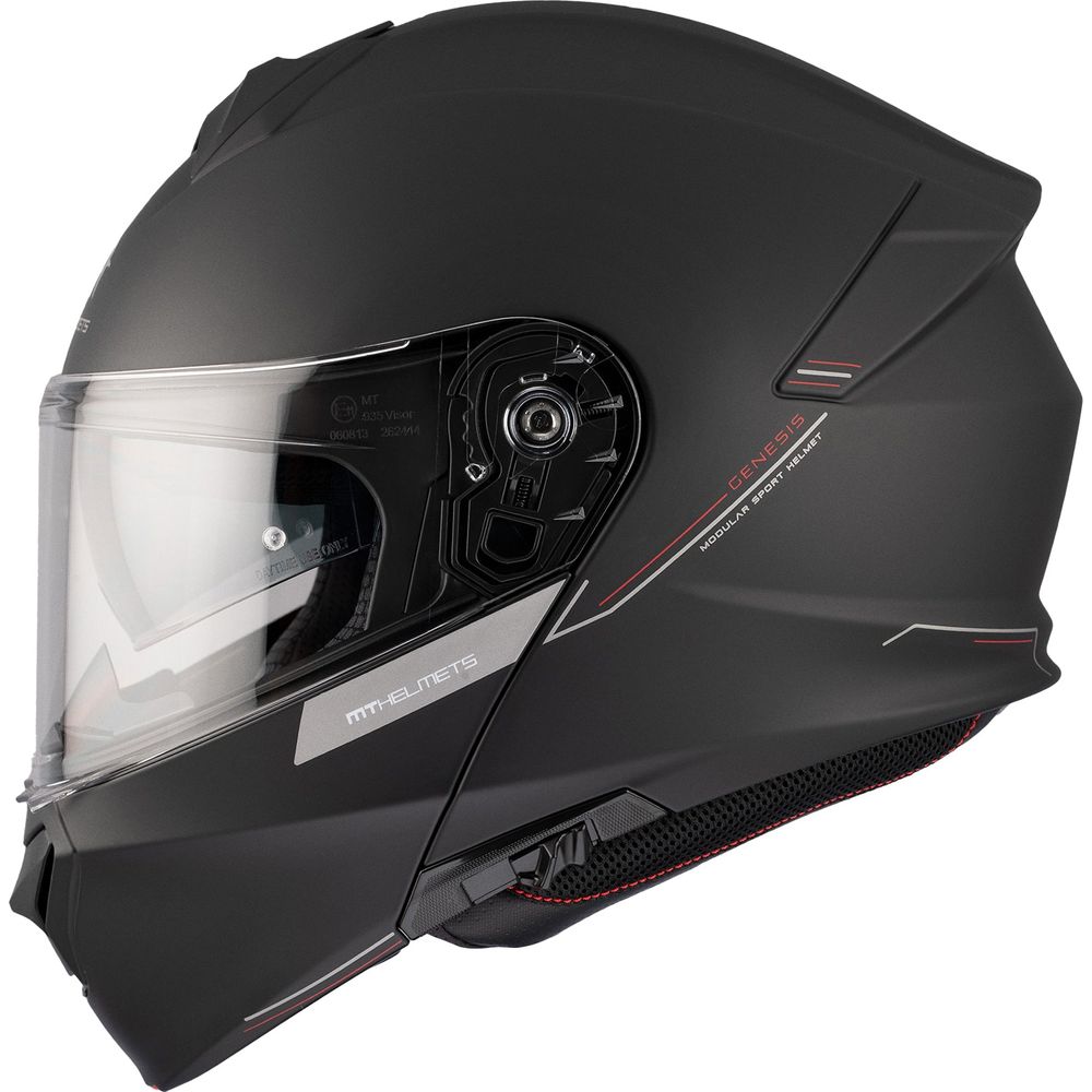 MT Genesis SV Solid A1 Flip-Up Helmet Matt Black