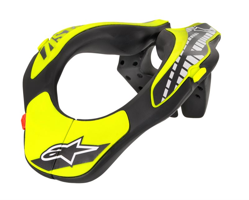 Alpinestars Youth Neck Support Black / Fluo Yellow