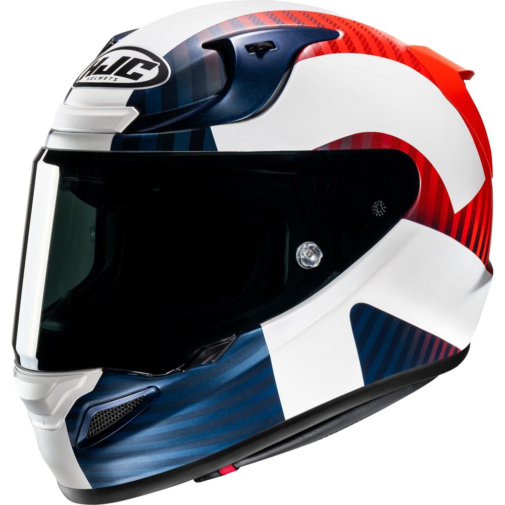 HJC RPHA 12 Ottin Full Face Helmet MC21SF Red / White / Blue - FREE UK Shipping, FREE 365 Day Returns | Moto Central