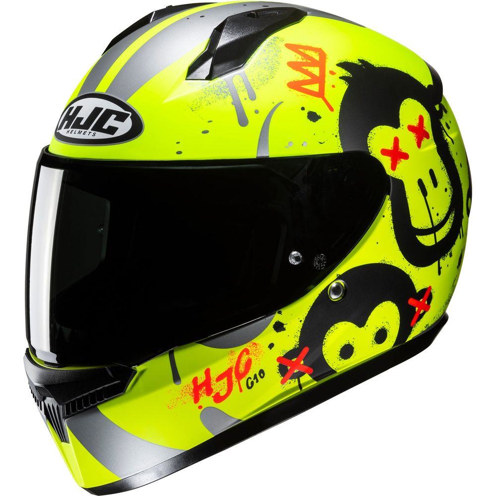 HJC C10 Geti Full Face Helmet MC3HSF Yellow