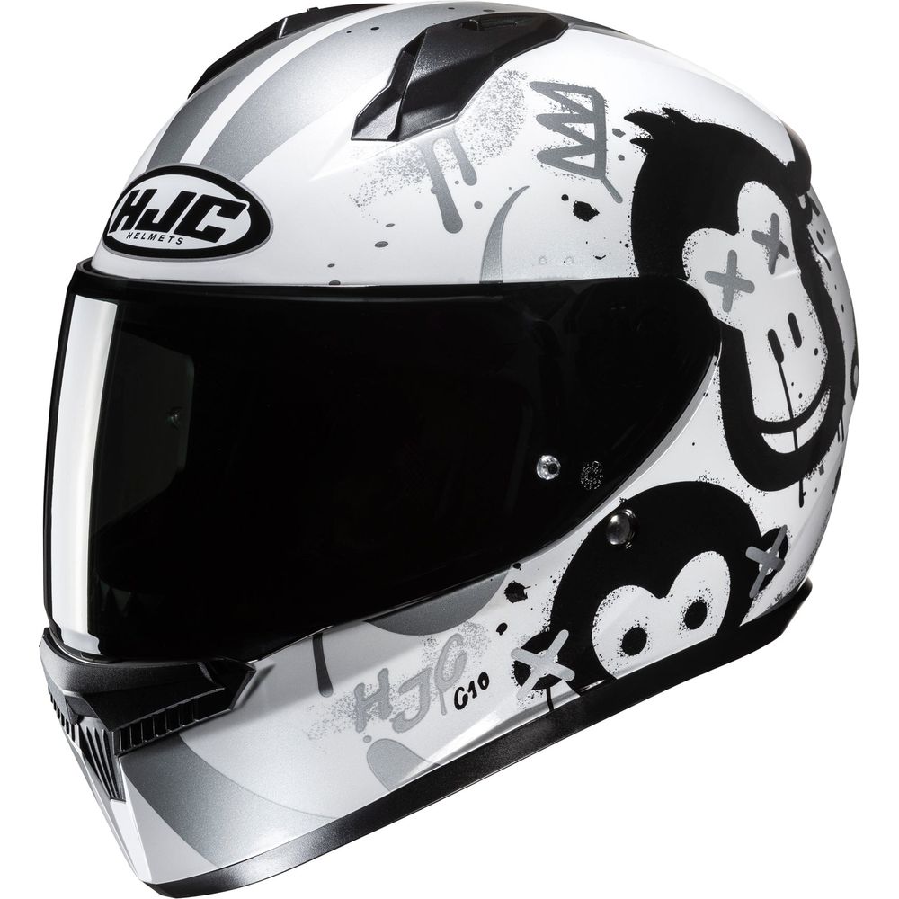 HJC C10 Geti Full Face Helmet MC10 White