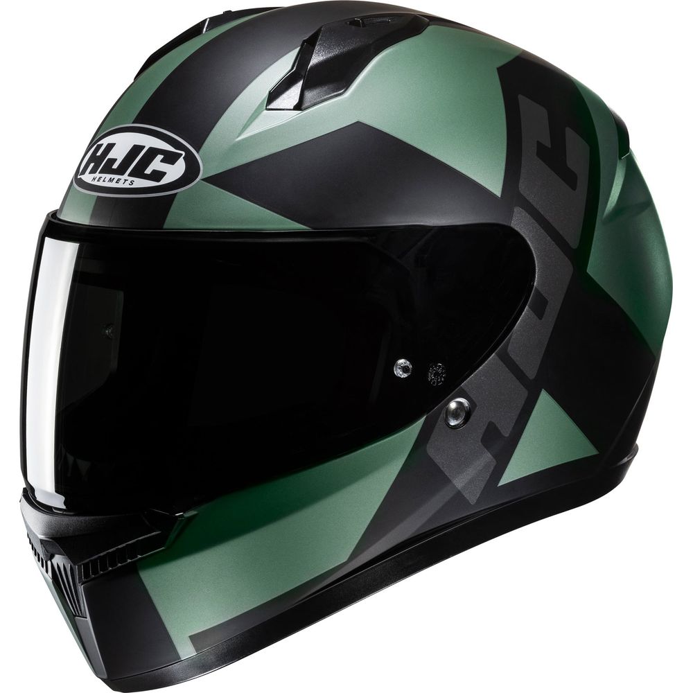 HJC C10 Tez Full Face Helmet MC4SF Khaki Green