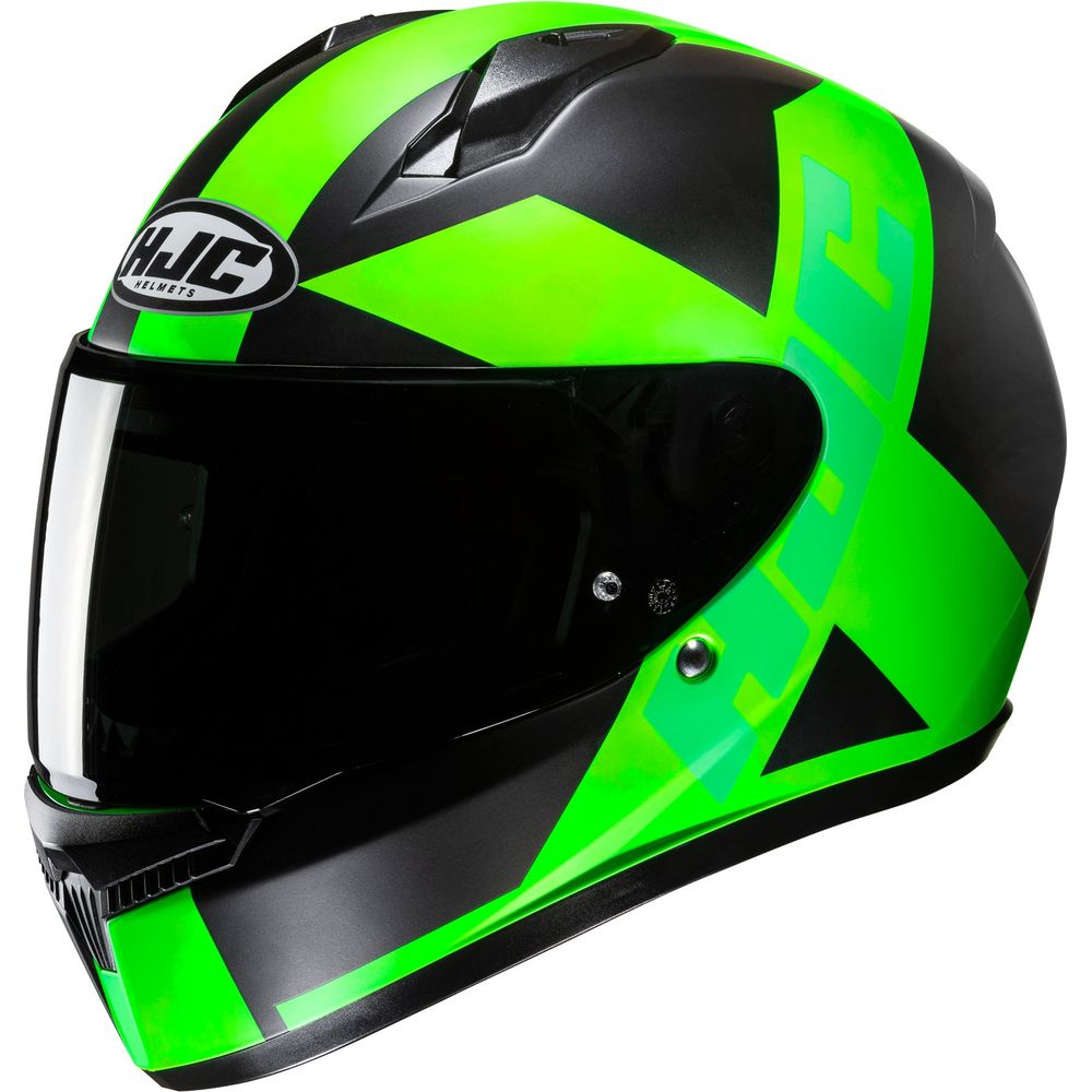 HJC C10 Tez Full Face Helmet MC4HSF Green