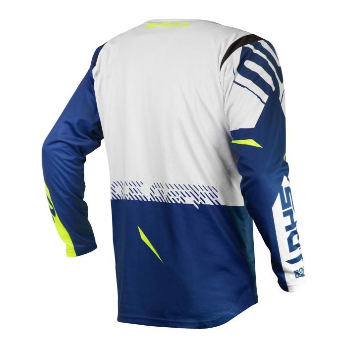 Shot Contact MX Jersey Trust Blue / White - FREE UK Shipping, FREE 365 Day Returns | Moto Central