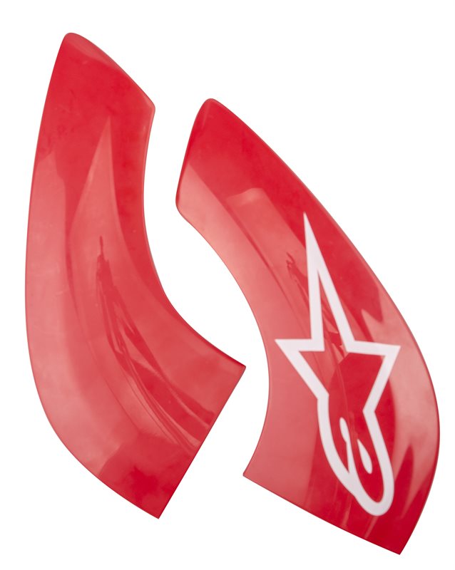 Alpinestars Chin Plate For BNS Tech Carbon Red / White