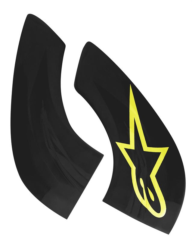 Alpinestars Chin Plate For BNS Tech-2 Black / Fluo Yellow