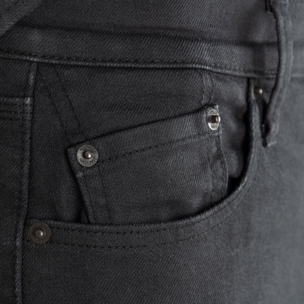 Oxford Original Approved AAA Straight Fit Jeans Black  - FREE UK Shipping, FREE 365 Day Returns | Moto Central