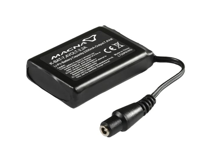 Macna Single Battery - 7.4V 2.2A - FREE UK Shipping, FREE 365 Day Returns | Moto Central