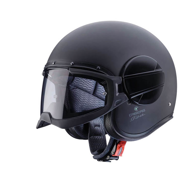 Caberg Jet Ghost X Plain Open Face Helmet Matt Black