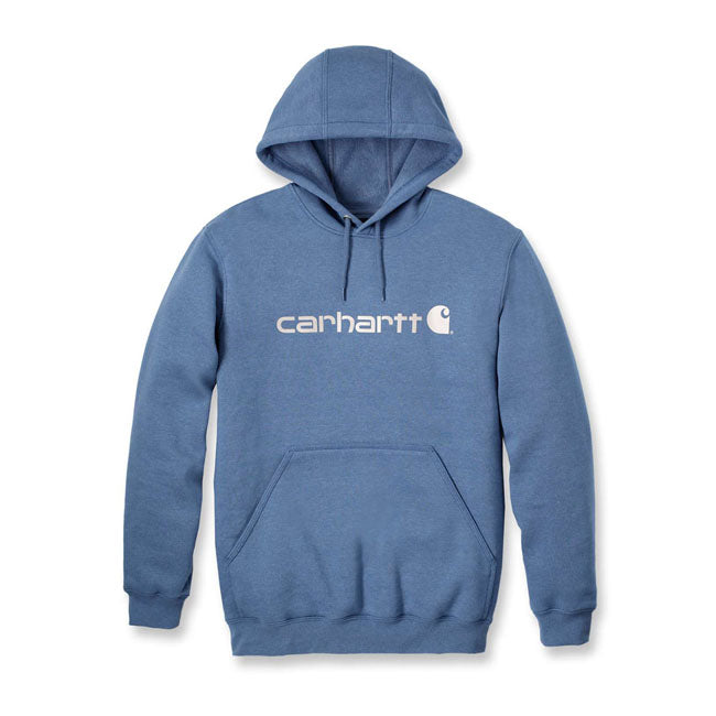 Carhartt Signature Logo Sweatshirt Thundercloud Heather - FREE UK Shipping, FREE 365 Day Returns | Moto Central