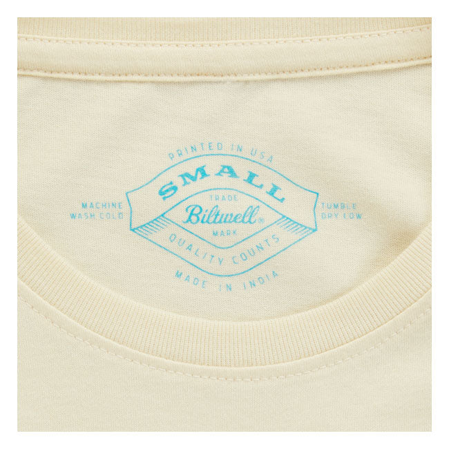 Biltwell Howdy Ladies T-Shirt Off White