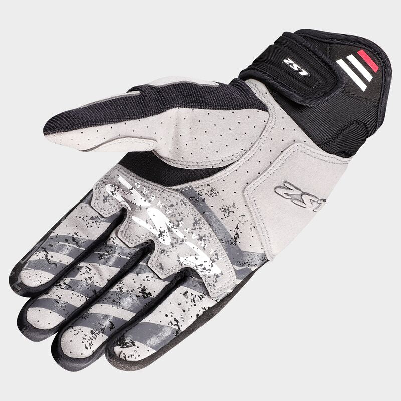 LS2 Ravin Textile Gloves Black - FREE UK Shipping, FREE 365 Day Returns | Moto Central