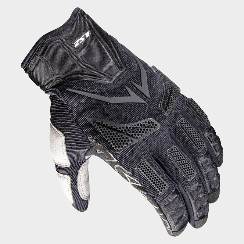 LS2 Ravin Textile Gloves Black