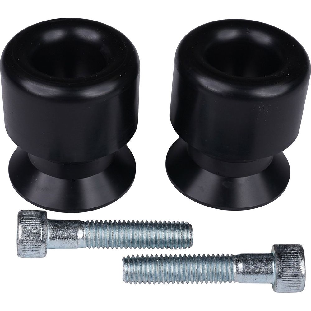 BikeTek Swing-Arm Sliders Black  - FREE UK Shipping, FREE 365 Day Returns | Moto Central