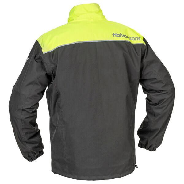 Halvarssons Bofallet Rain Over Jacket Black / Yellow  - FREE UK Shipping, FREE 365 Day Returns | Moto Central