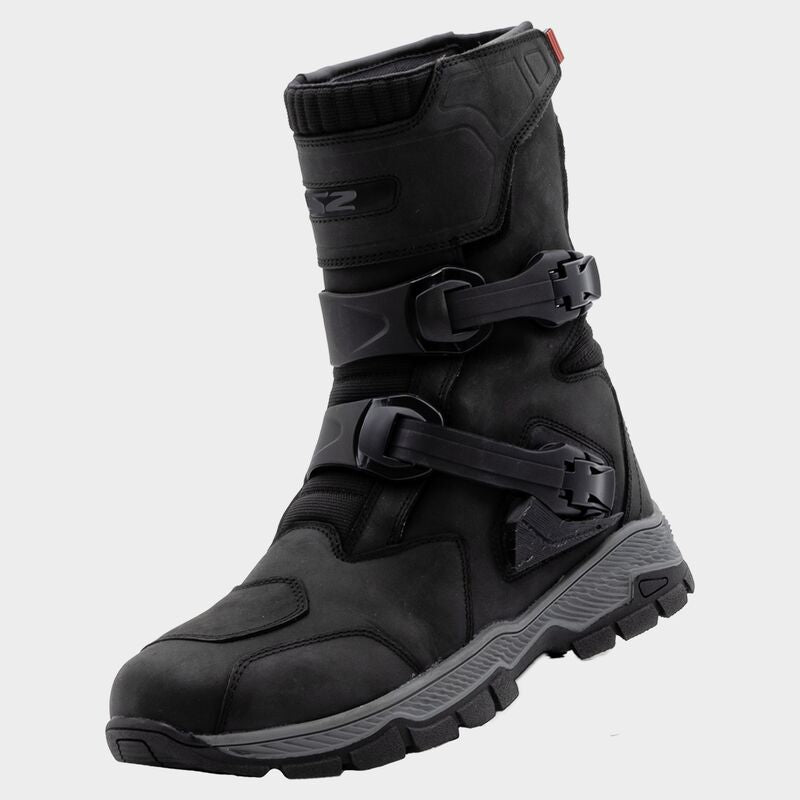 LS2 Adventure Waterproof Leather Boots Black