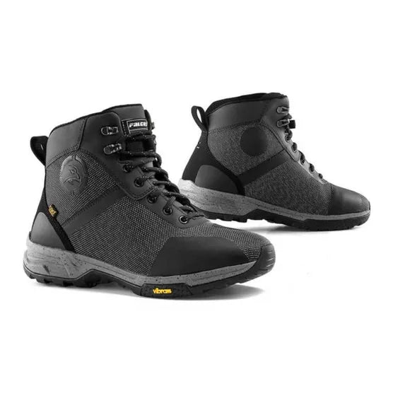 Falco Hyke Leather / Textile Boots Black