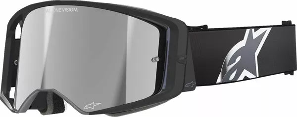 Alpinestars Supertech Corp Goggles Black / Grey / Mirror Silver - FREE UK Shipping, FREE 365 Day Returns | Moto Central