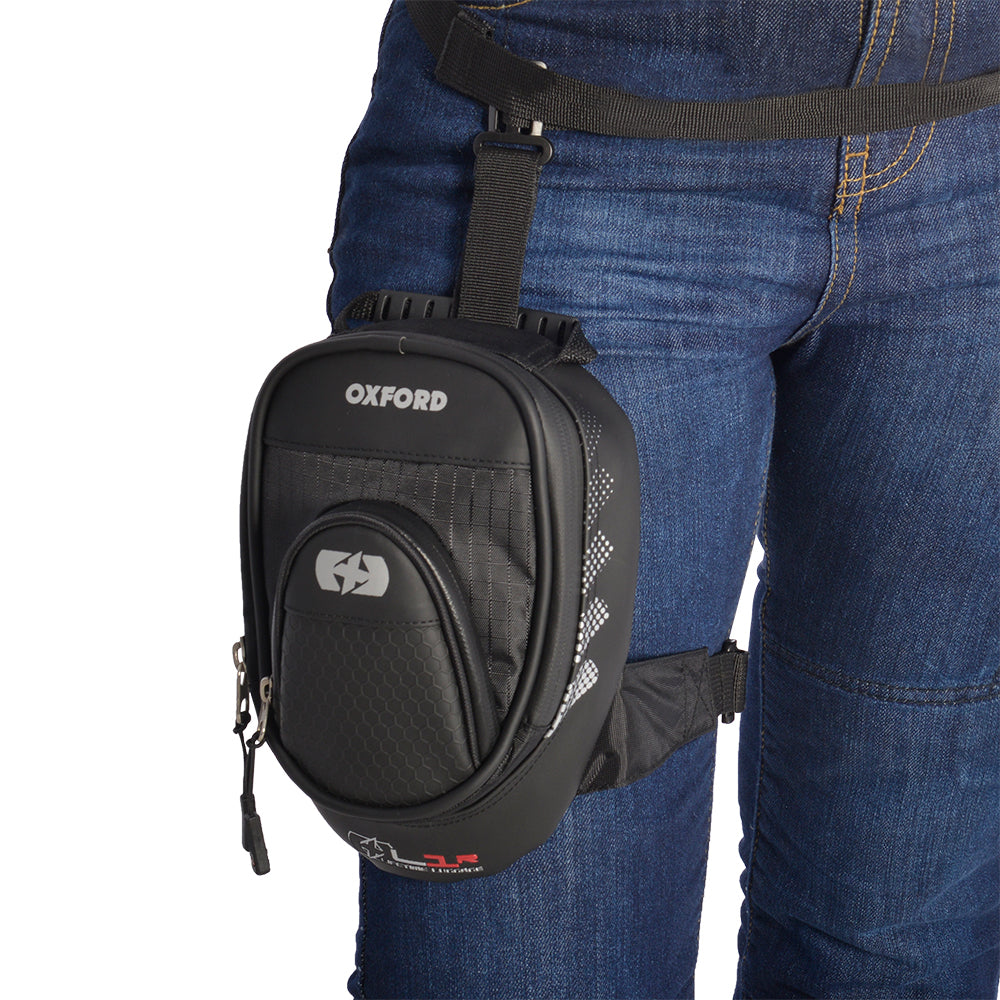 Oxford L1R Leg Bag Black - 1 Litre