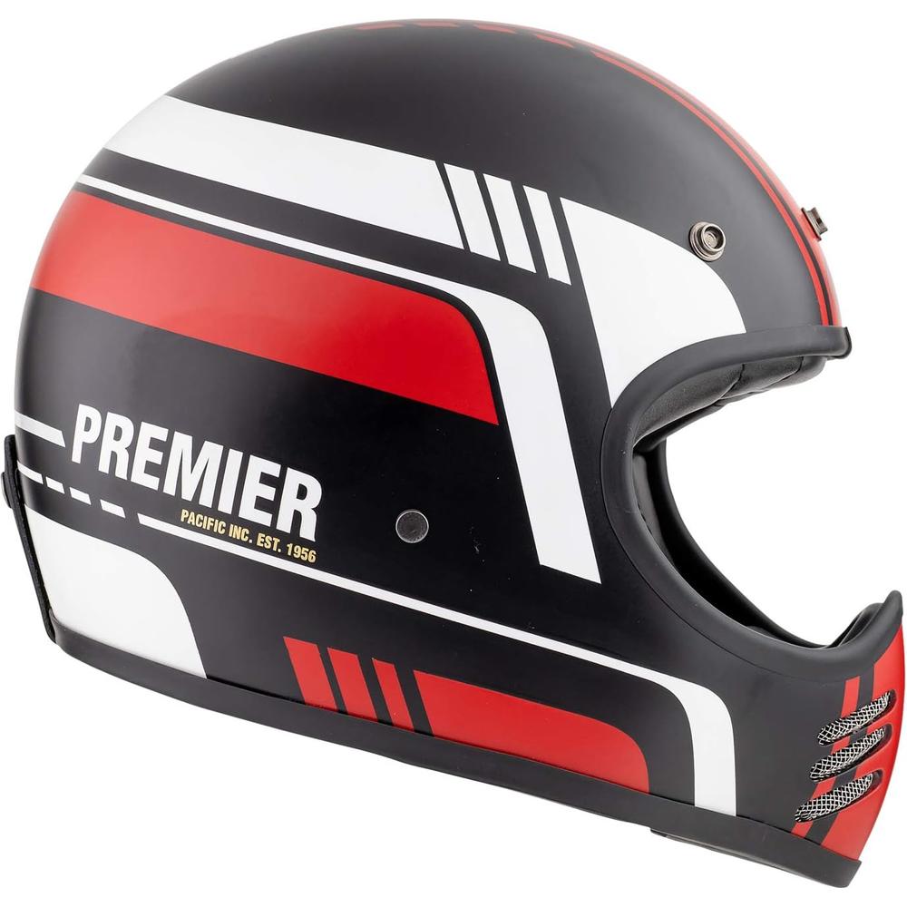 Premier MX BL 92 Full Face Helmet Black / Red