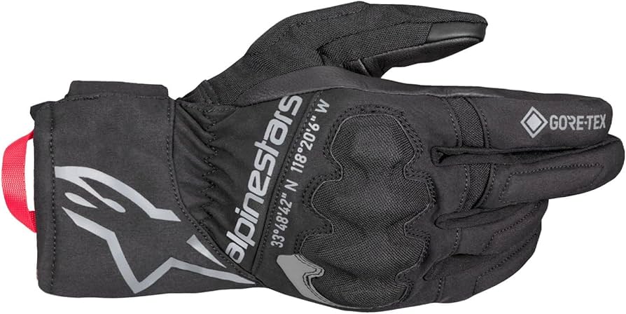 Alpinestars Crestone Gore-Tex Insulated Gloves Black - FREE UK Shipping, FREE 365 Day Returns | Moto Central