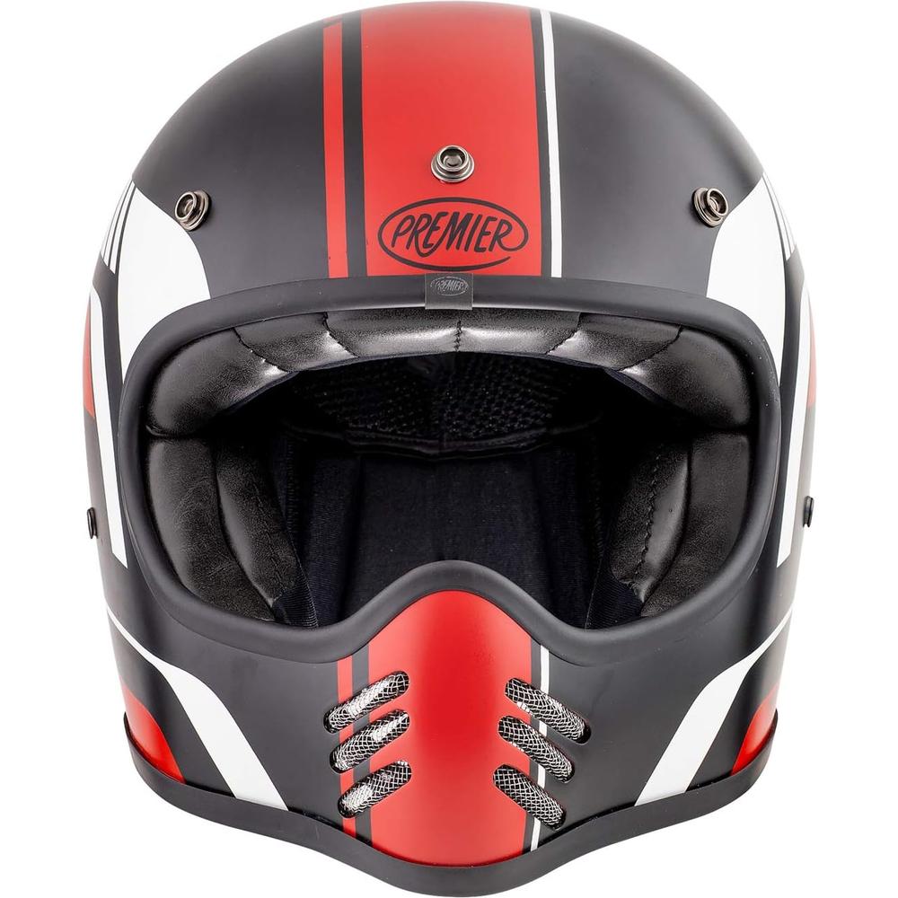 Premier MX BL 92 Full Face Helmet Black / Red