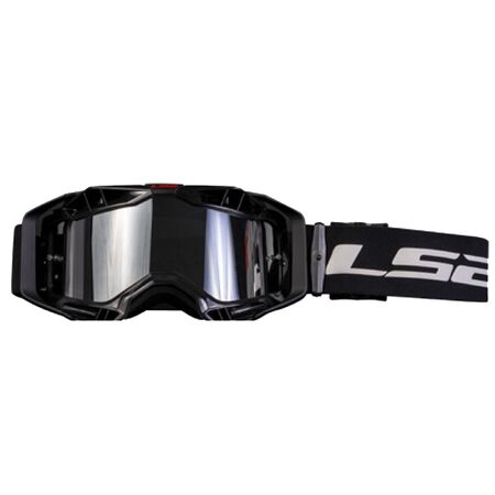 LS2 Aura Pro Goggle Black / White With Iridium Visor