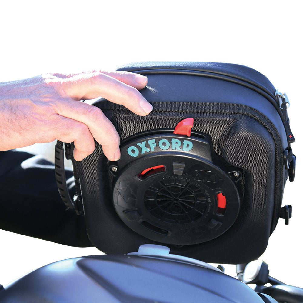 Oxford S Series Q4s Tank Bag Black - 4 Litres  - FREE UK Shipping, FREE 365 Day Returns | Moto Central