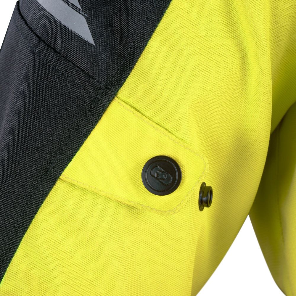 Oxford Metro 2.0 Textile Jacket Black / Fluo Yellow