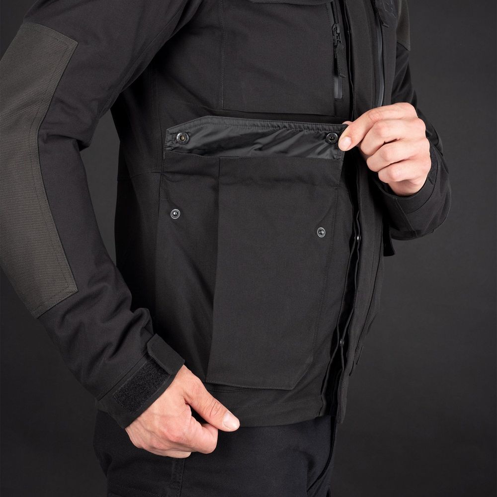 Oxford Barkston Dry2Dry Textile Jacket Black  - FREE UK Shipping, FREE 365 Day Returns | Moto Central