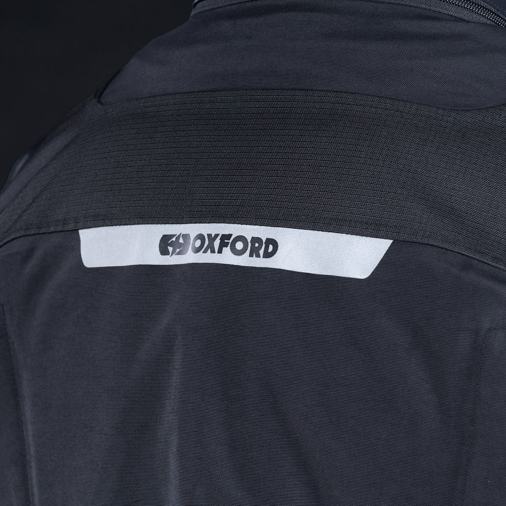 Oxford Stormland Dry2Dry Textile Jacket Tech Black  - FREE UK Shipping, FREE 365 Day Returns | Moto Central