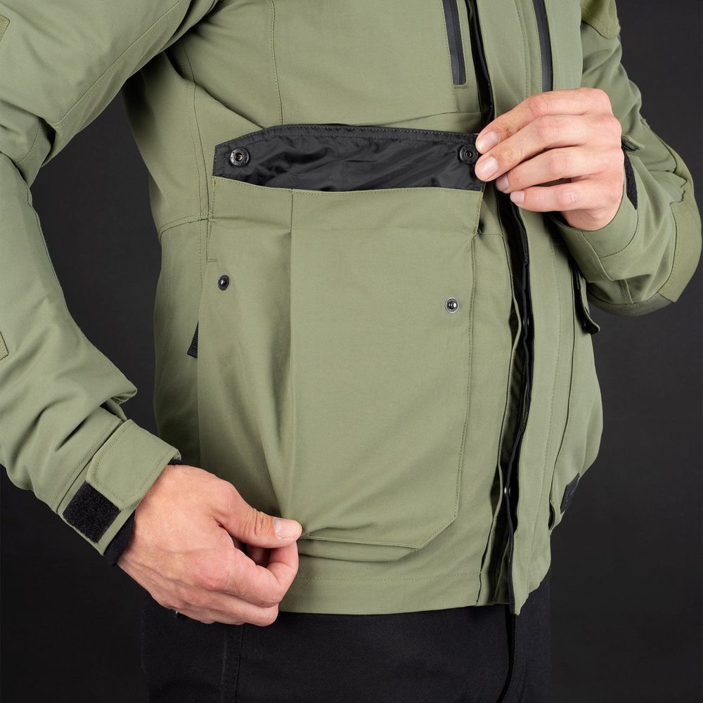 Oxford Barkston Dry2Dry Textile Jacket Khaki  - FREE UK Shipping, FREE 365 Day Returns | Moto Central