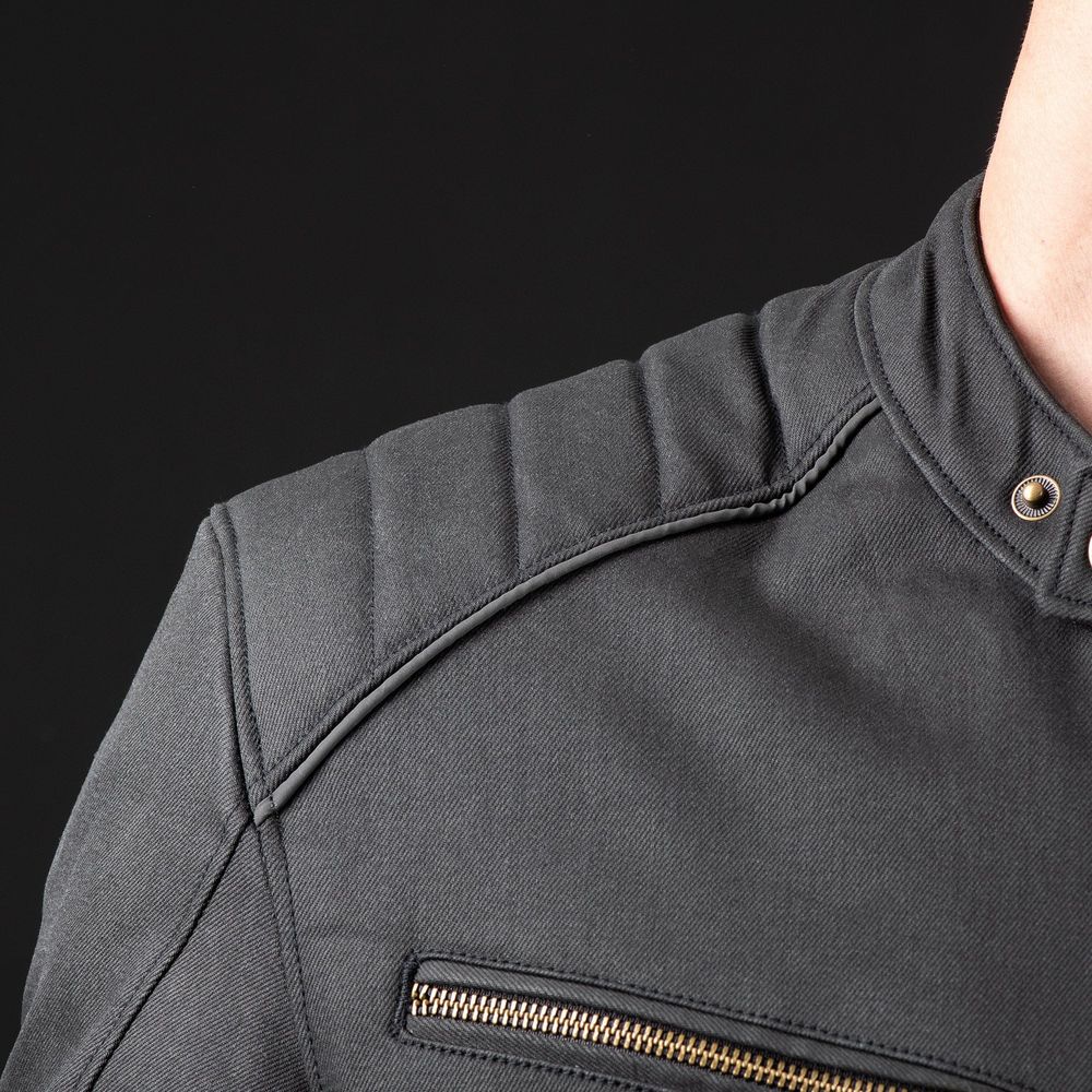 Oxford Holborn Textile Jacket Stealth Black