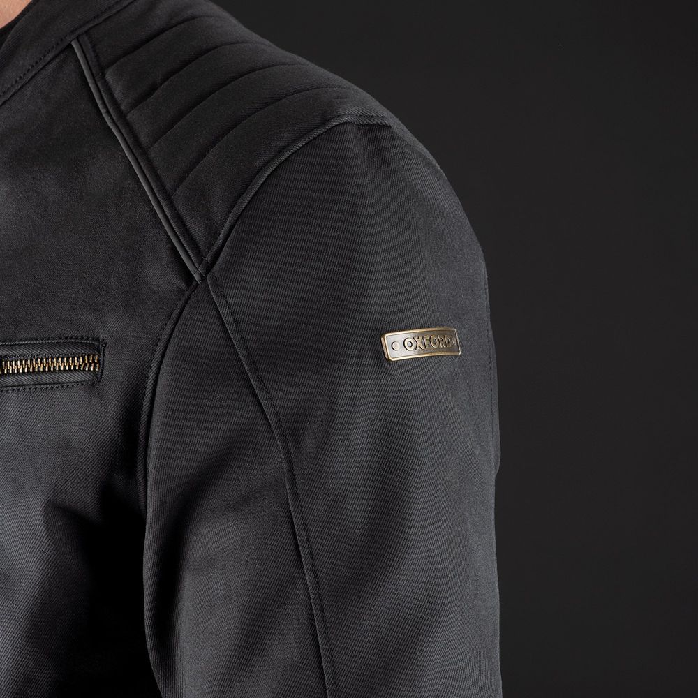 Oxford Holborn Textile Jacket Stealth Black