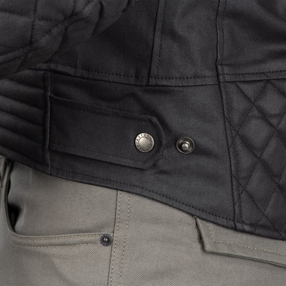 Oxford Hardwick Textile Jacket Black  - FREE UK Shipping, FREE 365 Day Returns | Moto Central